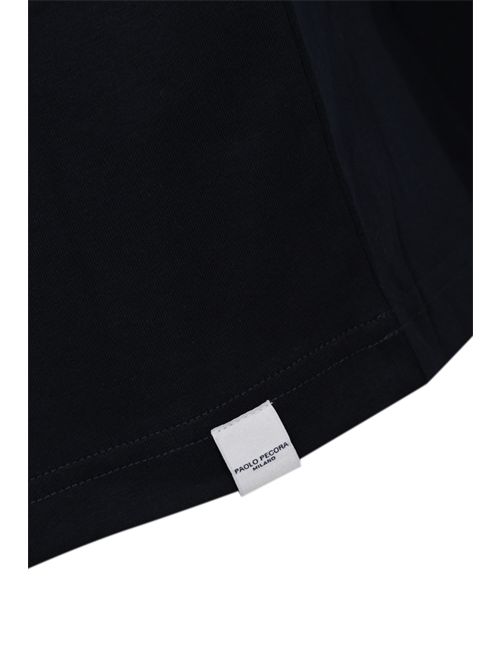 T-shirt over in cotone Blu Paolo Pecora | F041 40956685